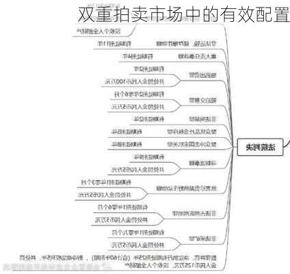 双重拍卖市场中的有效配置