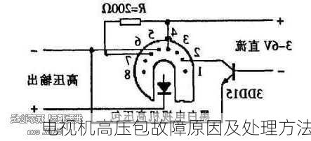 电视机高压包故障原因及处理方法