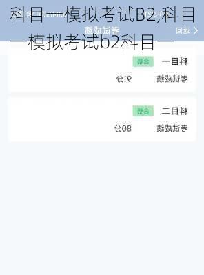 科目一模拟考试B2,科目一模拟考试b2科目一