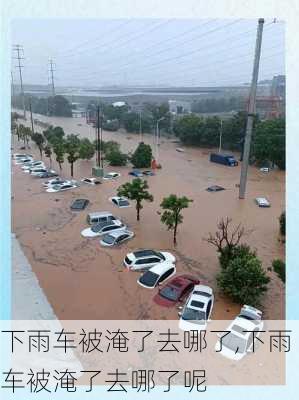 下雨车被淹了去哪了,下雨车被淹了去哪了呢