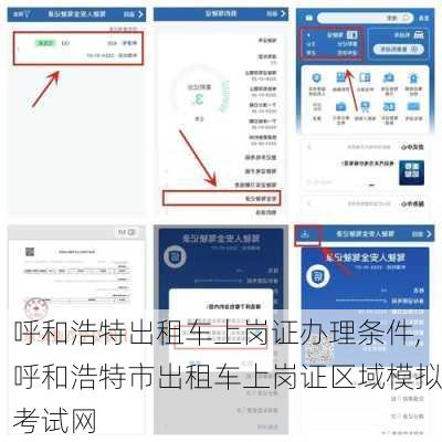 呼和浩特出租车上岗证办理条件,呼和浩特市出租车上岗证区域模拟考试网